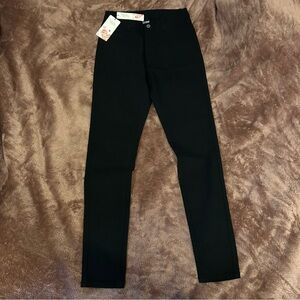 New Women’s Large High Waisted Black Jeans